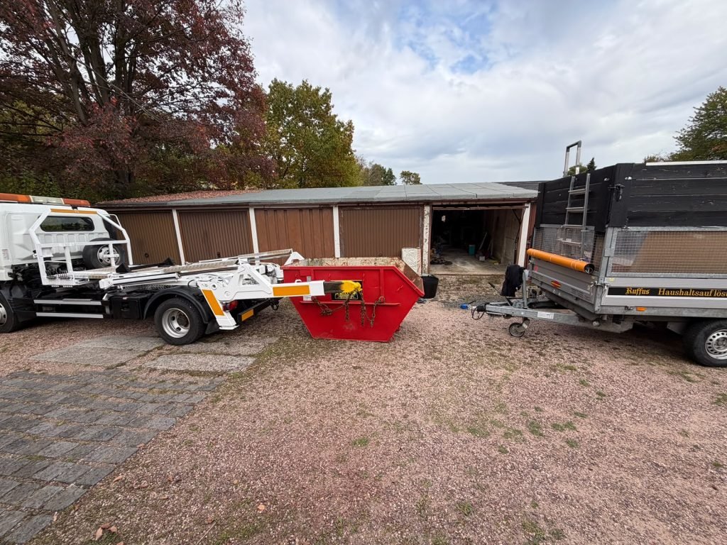 Garagen Beräumung heute in Stollberg